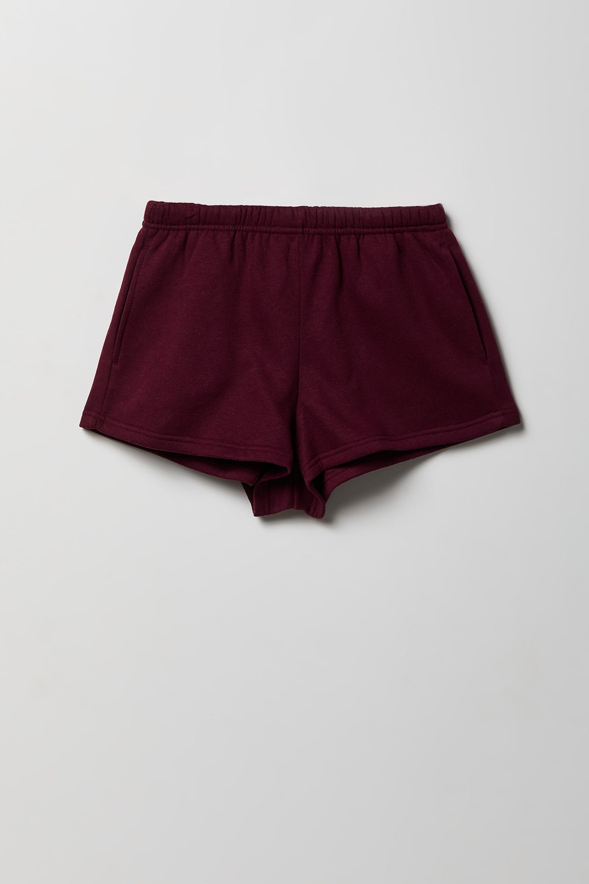 Fleece Short 2" - Burgundy