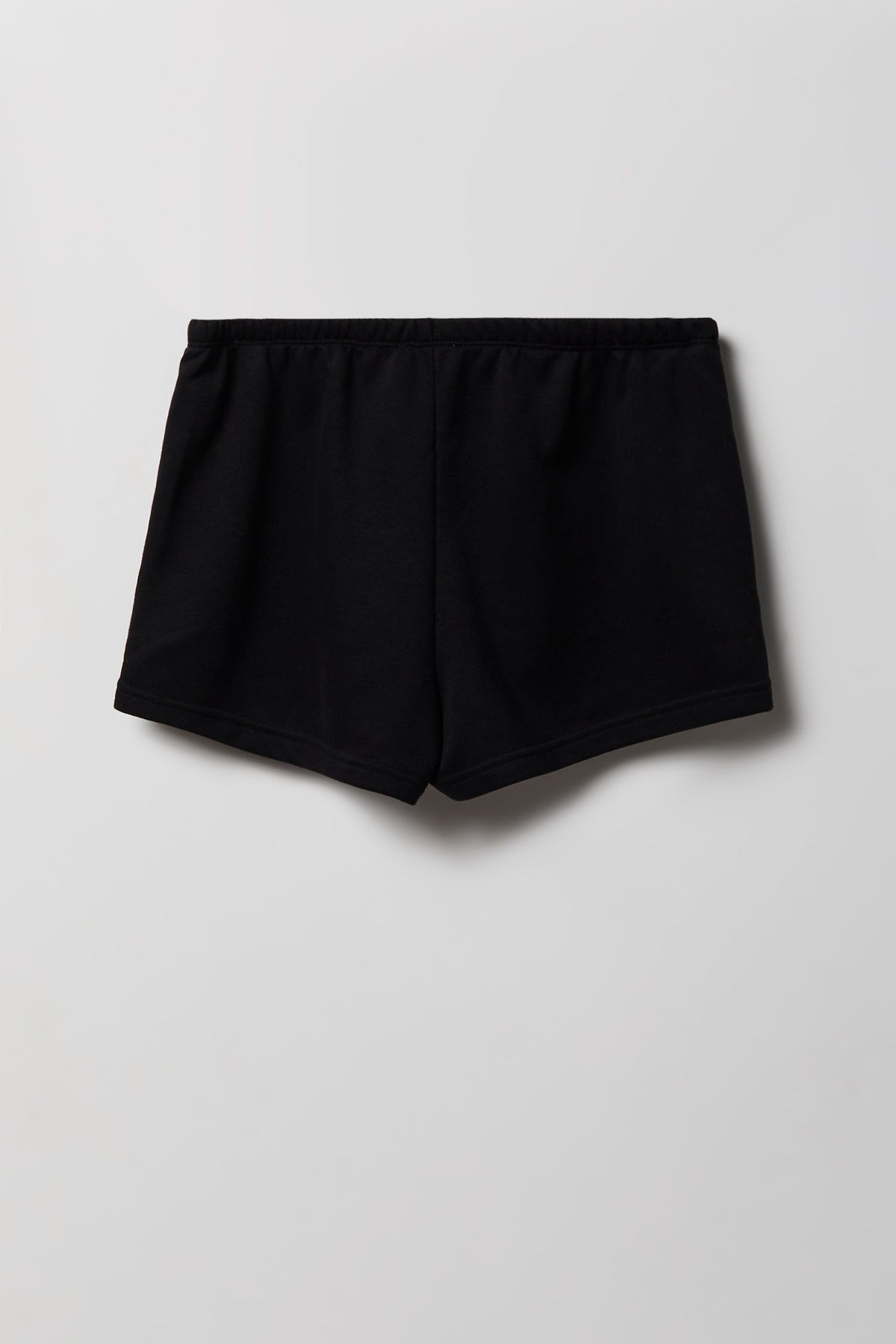 Alt View 2. French Terry Drawstring Short 2" - Black