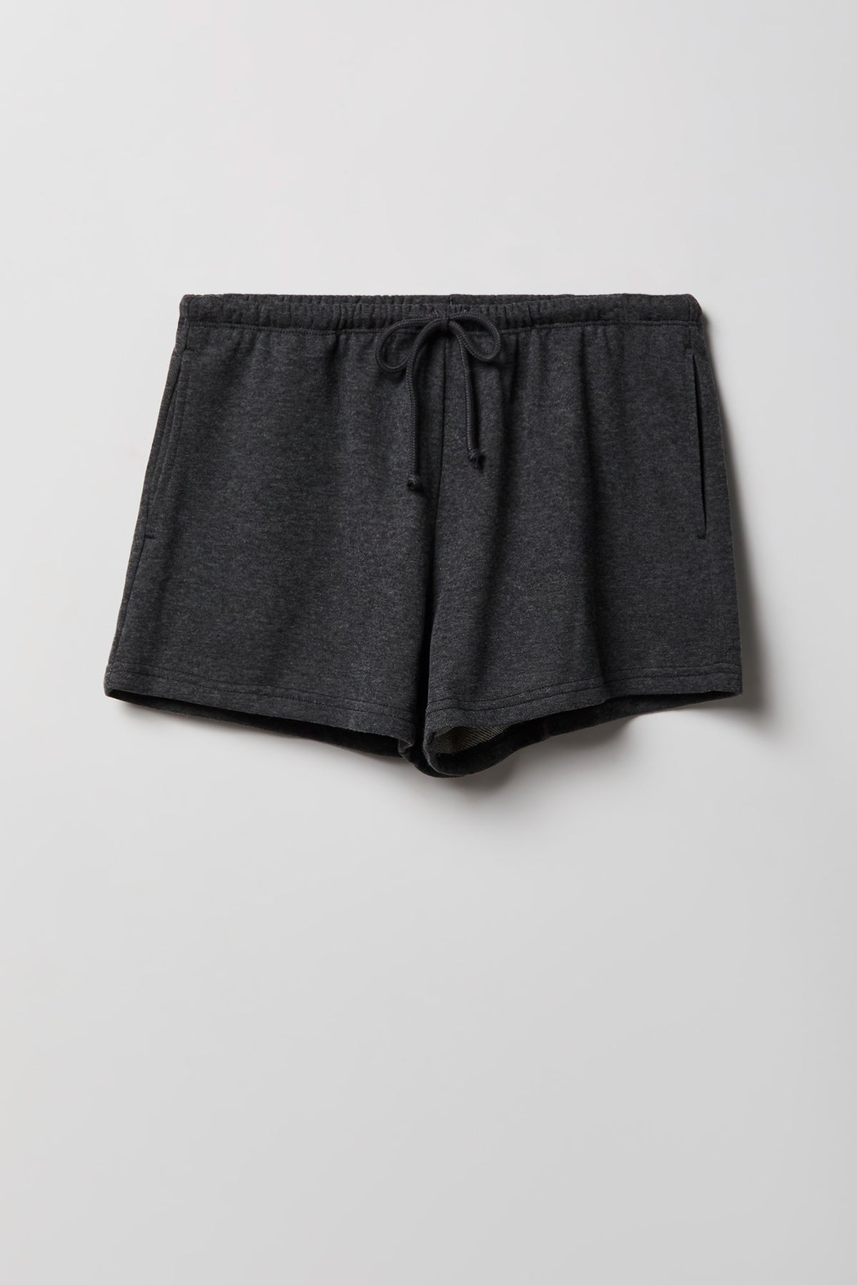 French Terry Drawstring Short 2" - Charcoal