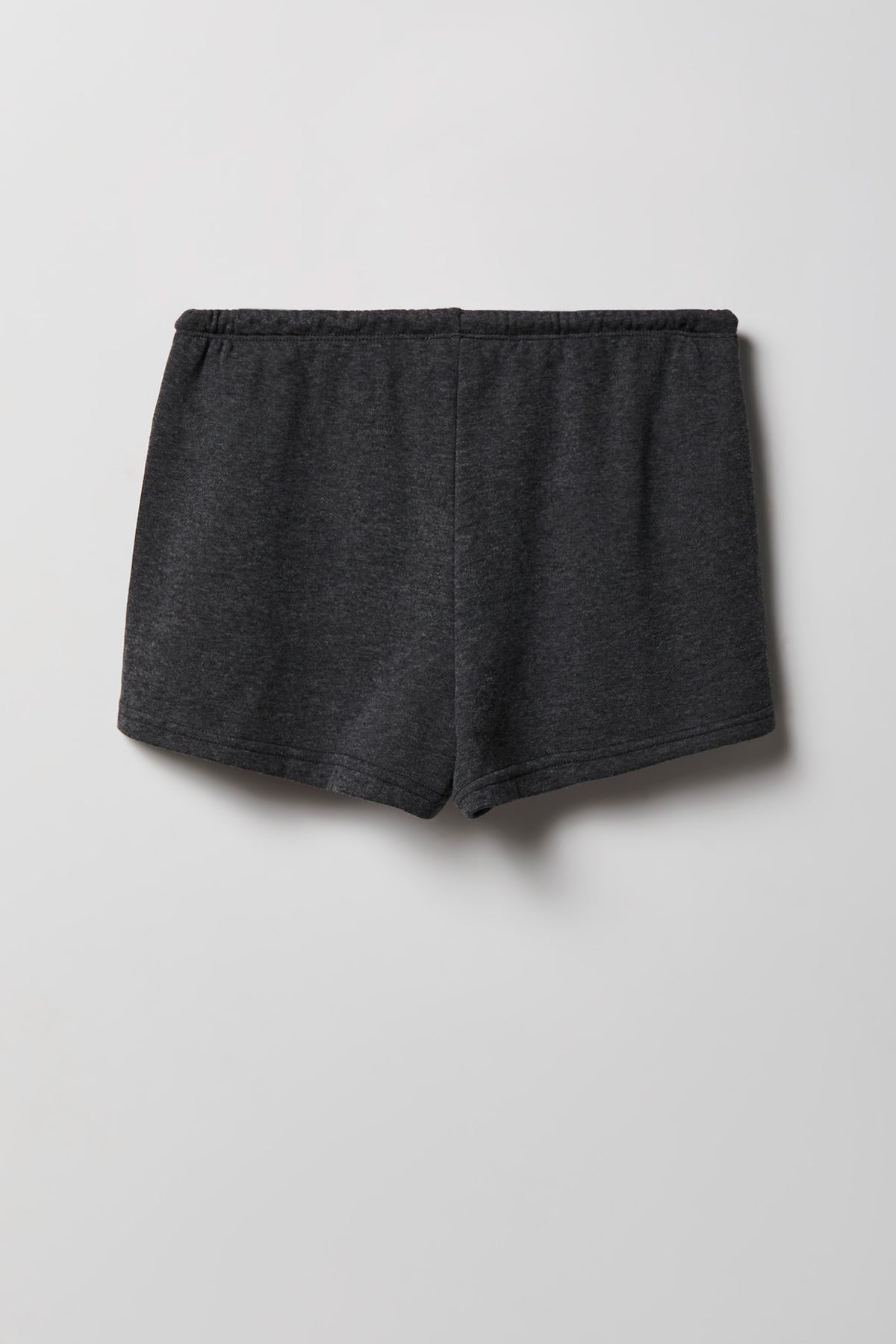 Alt View 2. French Terry Drawstring Short 2" - Charcoal