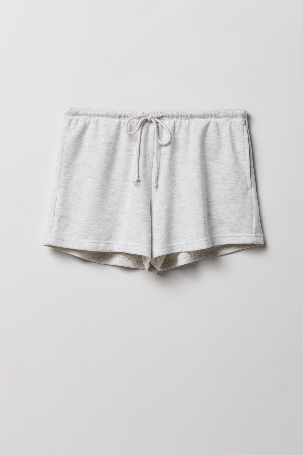 French Terry Drawstring Short 2" - Light Grey