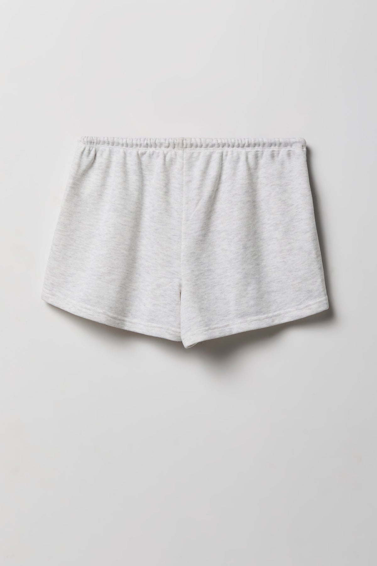 Alt View 2. French Terry Drawstring Short 2" - Light Grey
