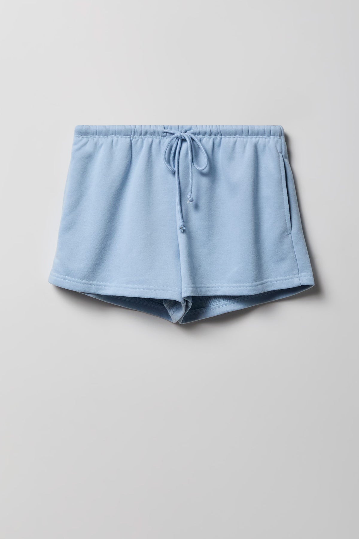 French Terry Drawstring Short 2" - Light Blue