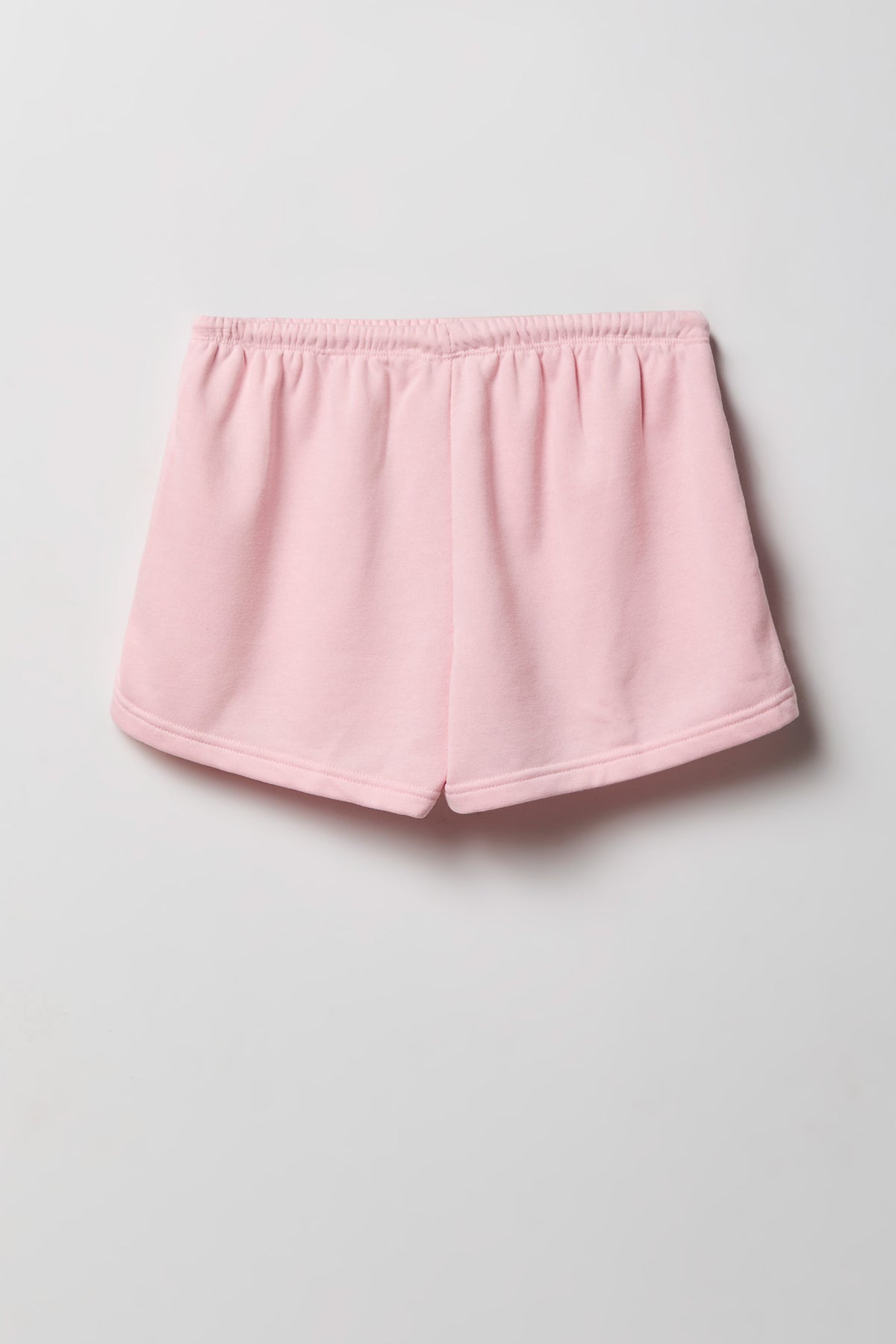 Alt View 2. French Terry Drawstring Short 2" - Light Pink