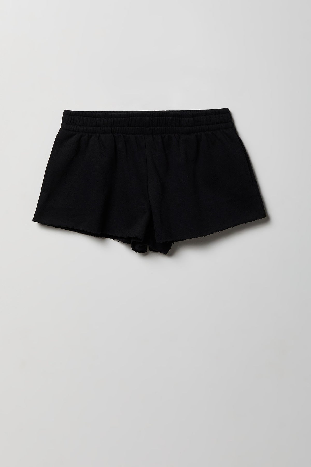 Alt View 2. Fleece Shortie 2" - Black