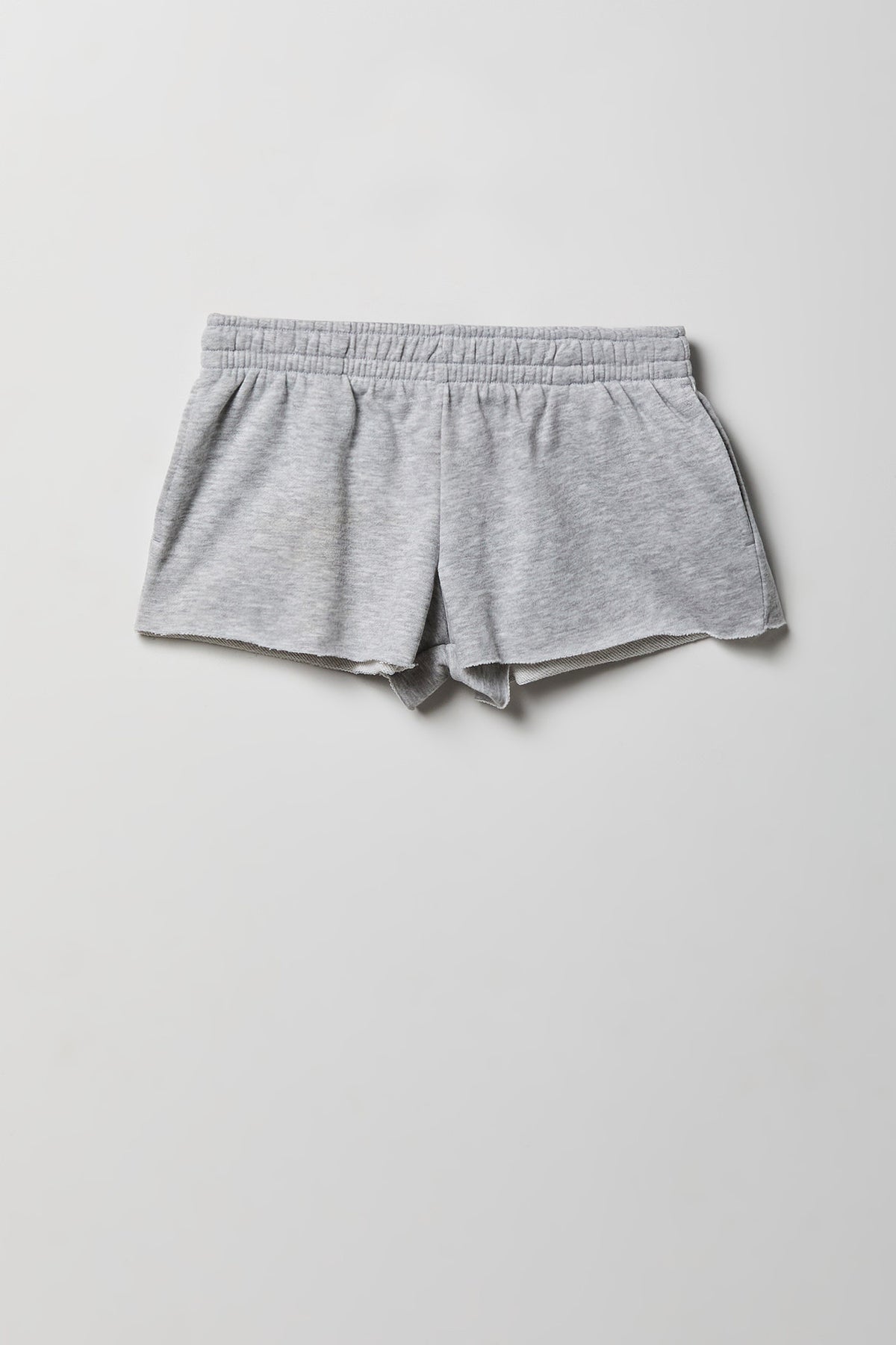 Fleece Shortie 2" - Heather Grey