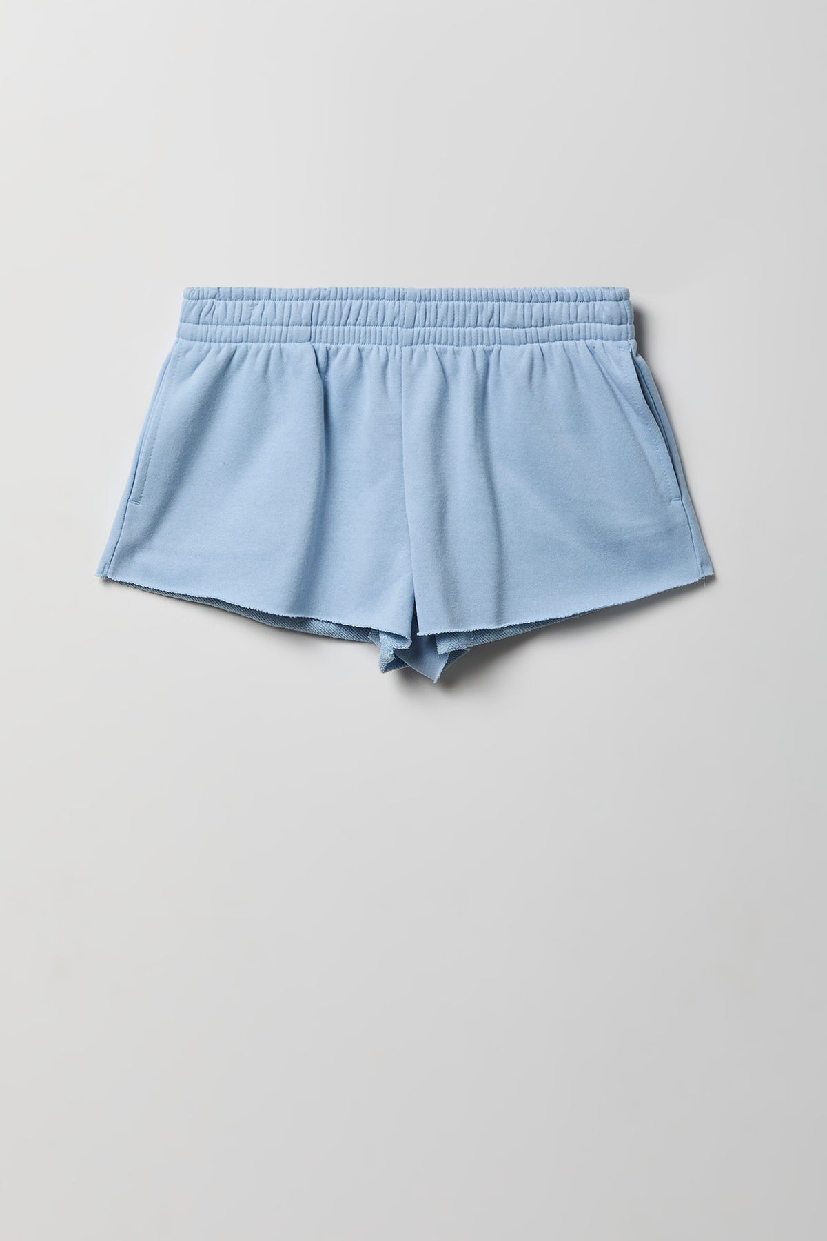 Fleece Shortie 2" - Light Blue