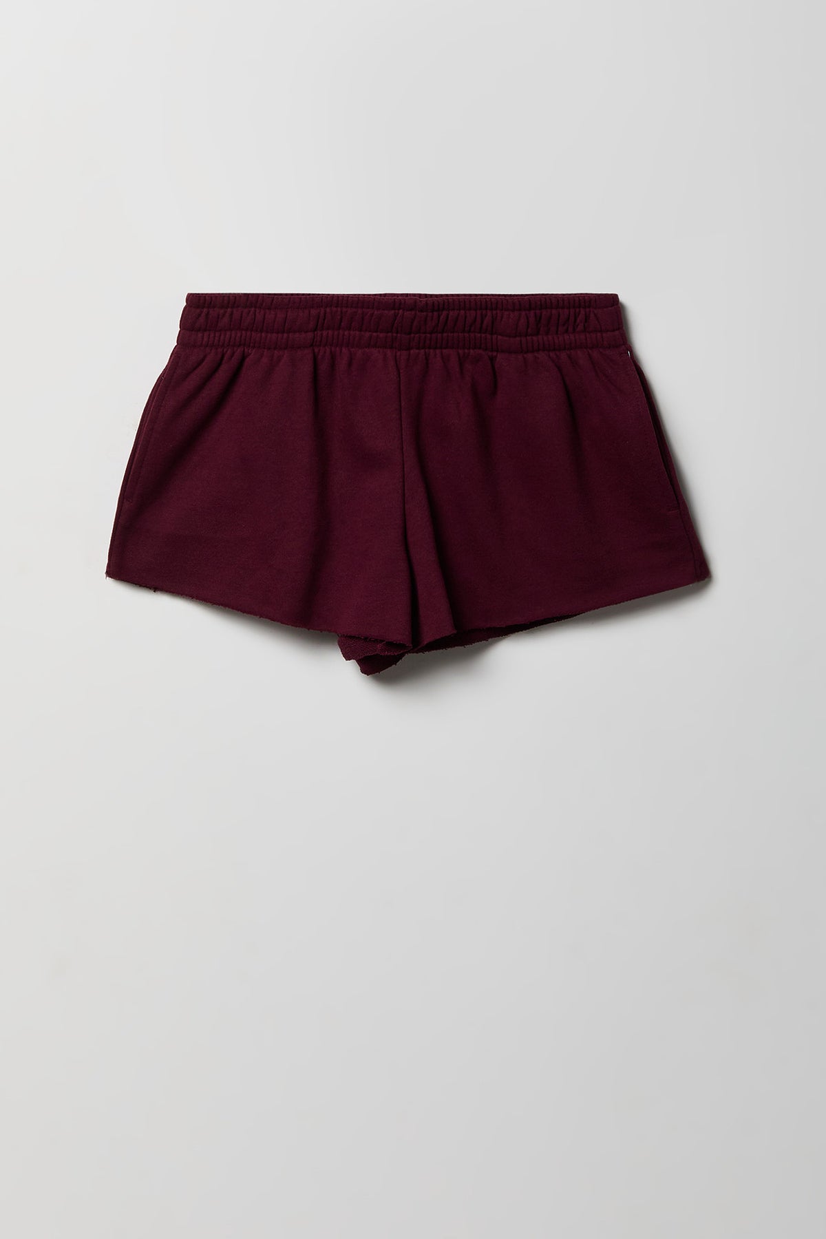 Fleece Shortie 2" - Burgundy