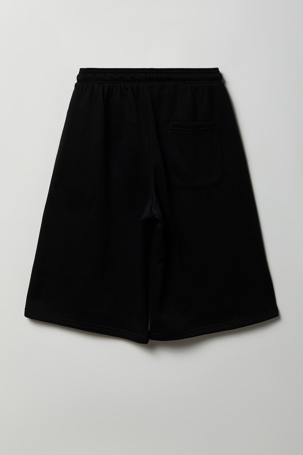 Alt View 2. Fleece Jort 12" - Black