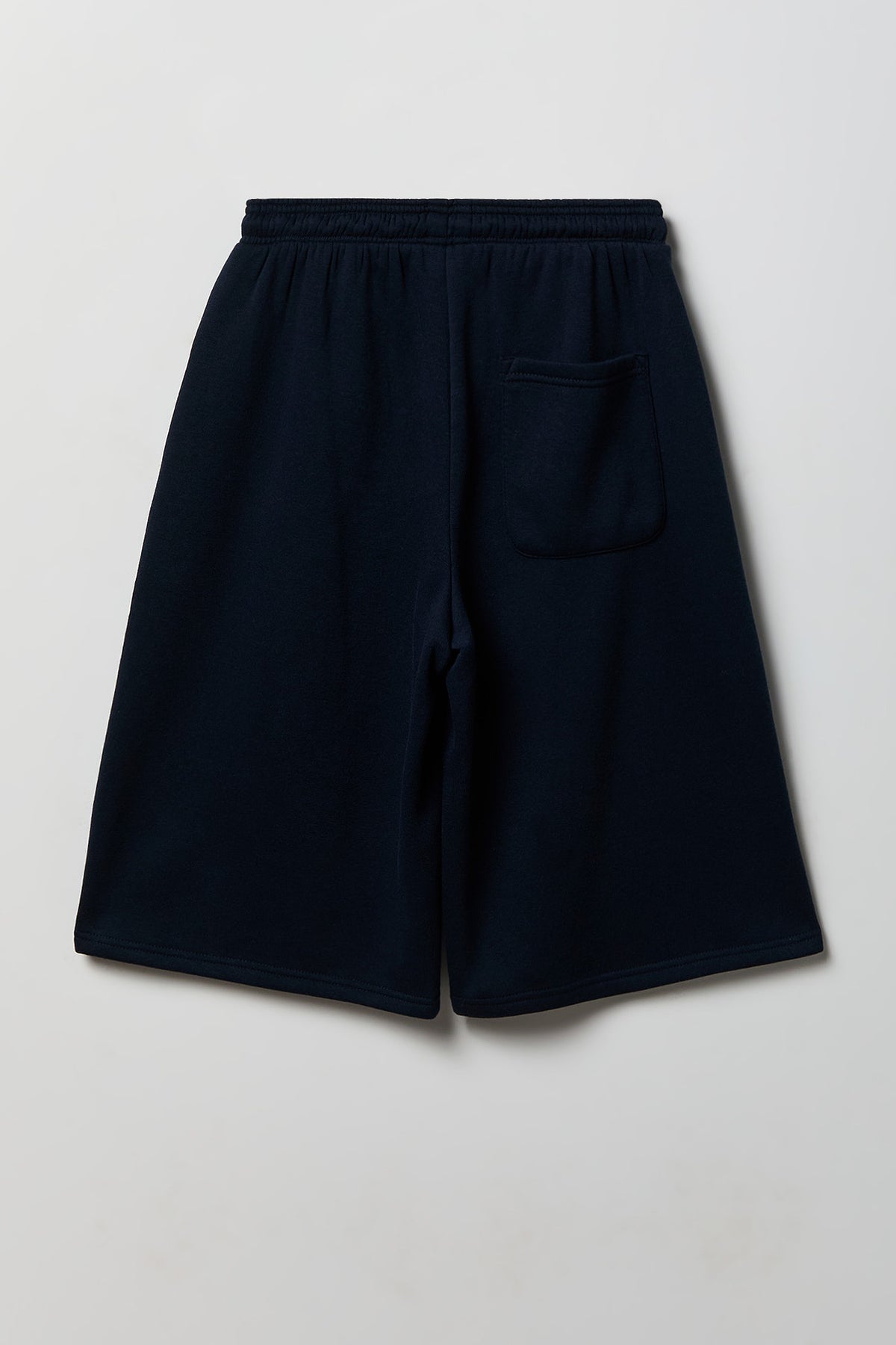Alt View 2. Fleece Jort 12" - Dark Blue