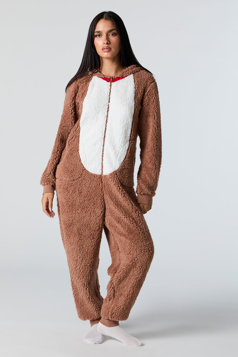 3D Rudolph Sherpa Onesie 3D Rudolph Sherpa Onesie 2