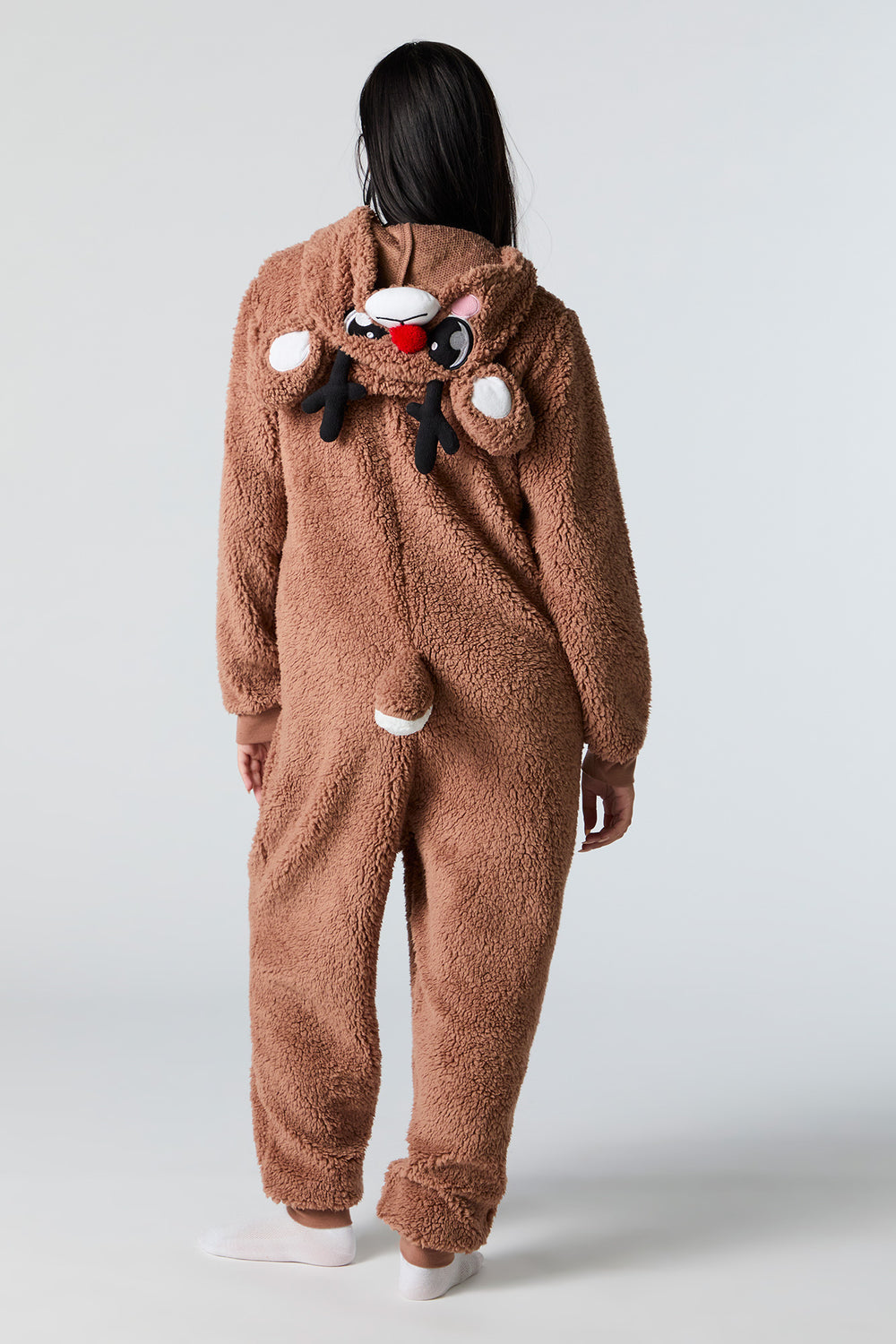 3D Rudolph Sherpa Onesie 3D Rudolph Sherpa Onesie 3