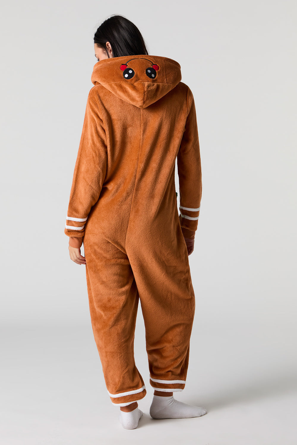 3D Gingerbread Woman Plush Onesie 3D Gingerbread Woman Plush Onesie 3