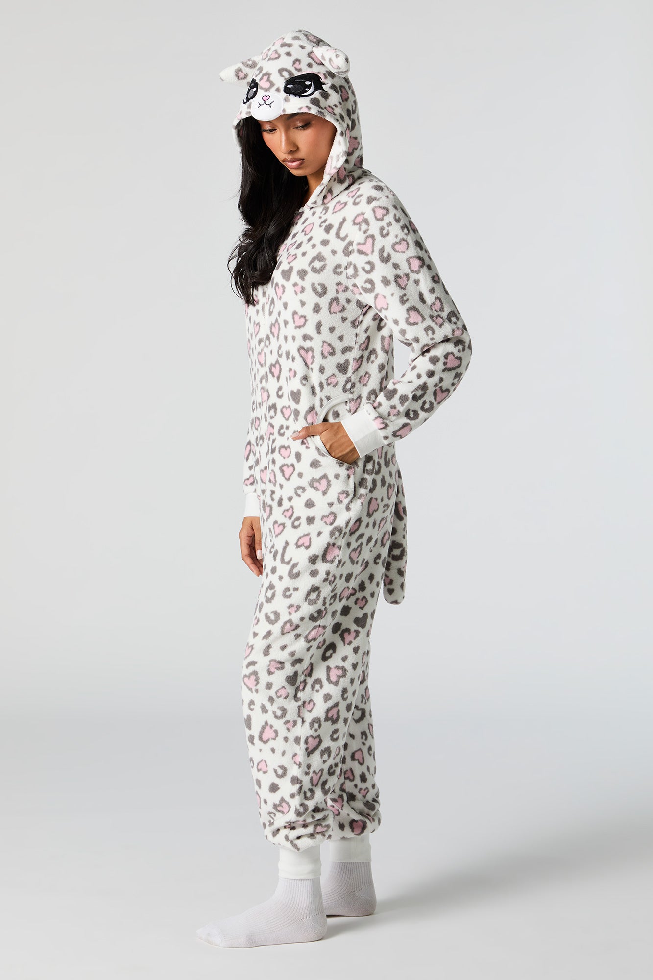 Plush 3D Cheetah Onesie