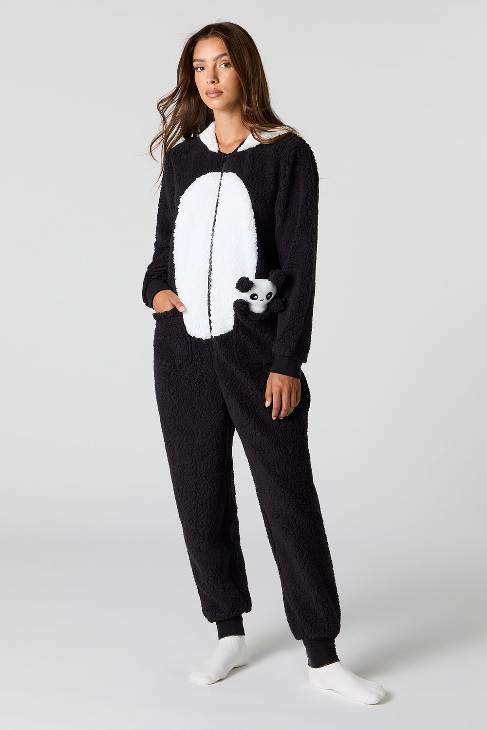 3D Panda Sherpa Onesie 3D Panda Sherpa Onesie 2