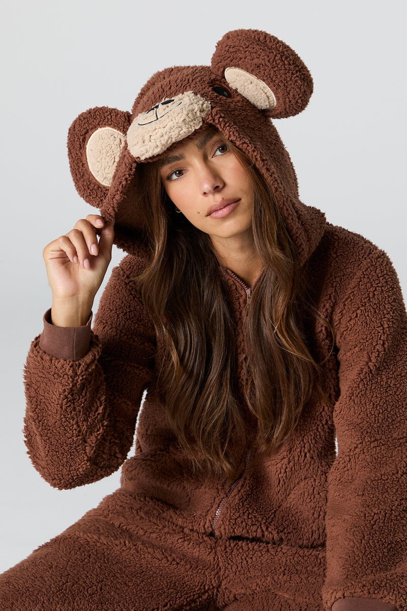 3D Bear Sherpa Onesie