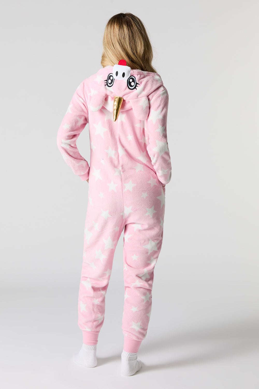 3D Unicorn Star Print Plush Onesie 3D Unicorn Star Print Plush Onesie 4