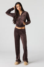 Sommer Ray Velour Flare Pant