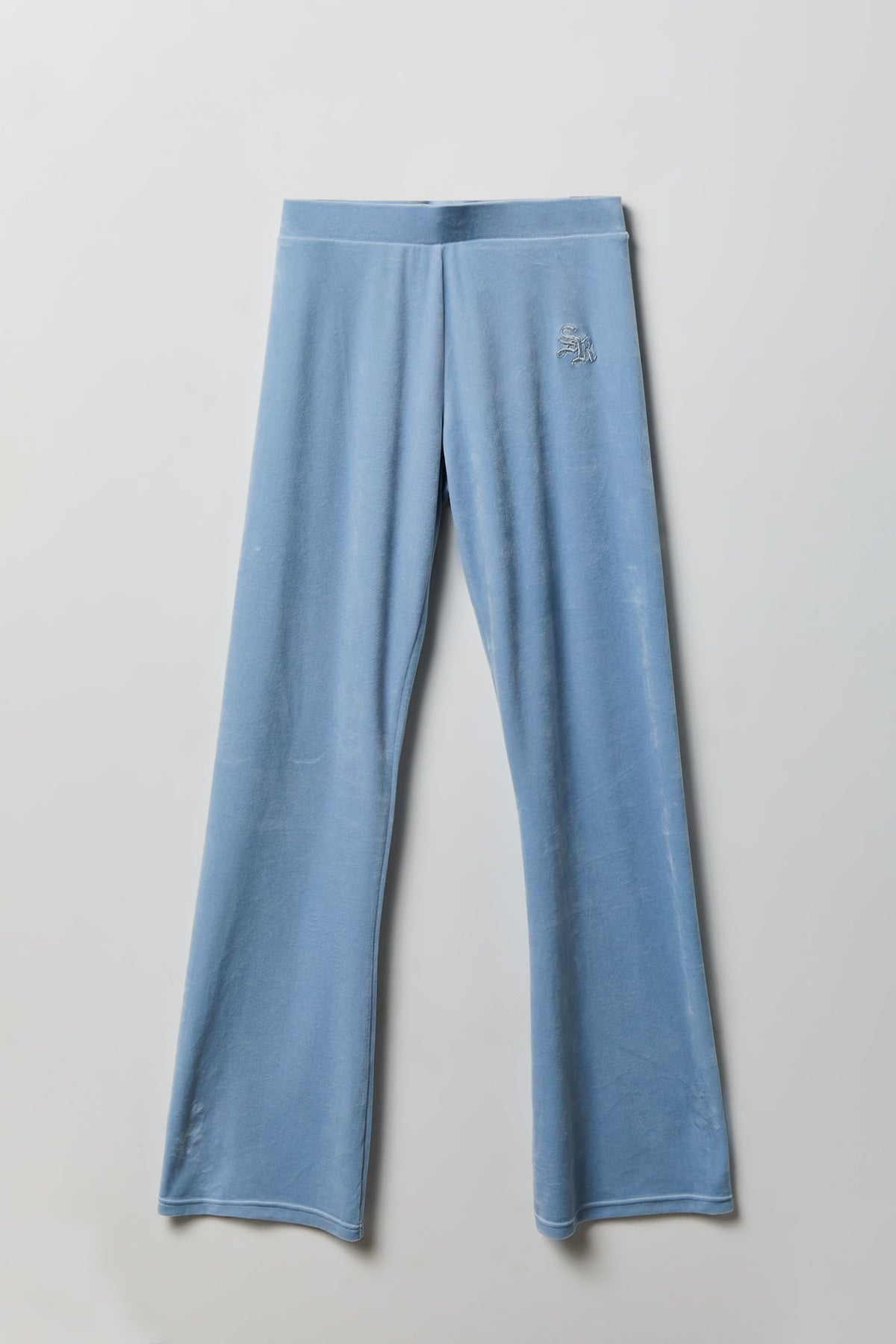 Alt View 3. Sommer Ray Velour Flare Pant - Blue