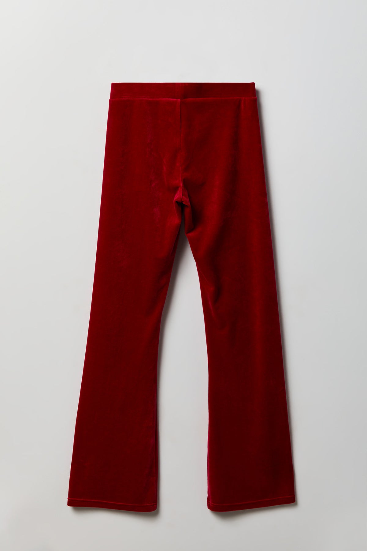Alt View 4. Sommer Ray Velour Flare Pant - Red