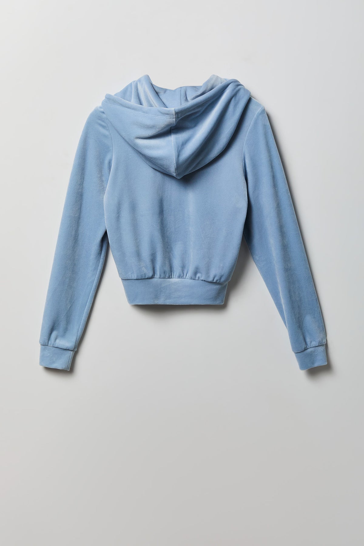 Alt View 4. Sommer Ray Velour Zip Jacket - Blue