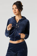 Sommer Ray Velour Zip Jacket