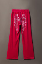 Playboy Velour Rhinestone Wide Leg Pant