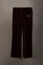 Playboy Velour Rhinestone Flare Pant