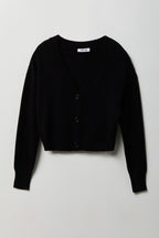 V-Neck Button-Up Cardigan