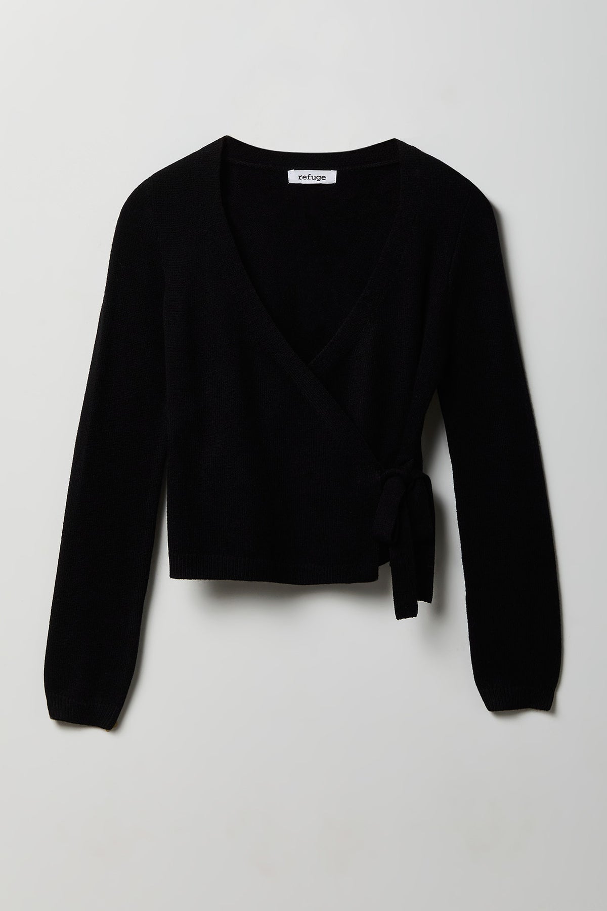 Alt View 4. Wrap Cardigan - Black