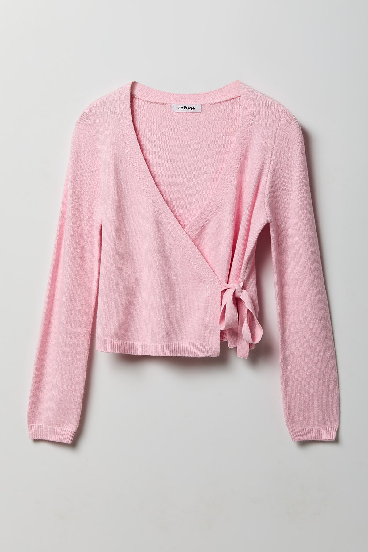 Alt View 4. Wrap Cardigan - Pink