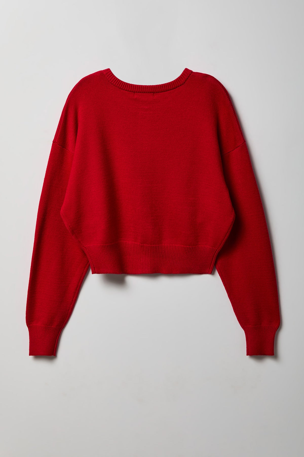 Alt View 5. Button-Up Cardigan - Red