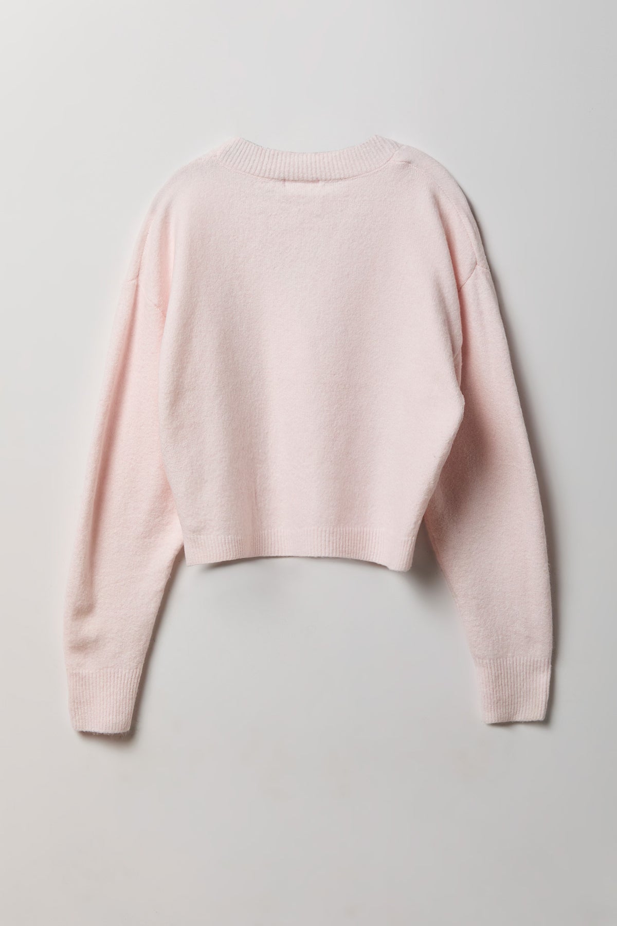 Alt View 2. Mossy Knit Cardigan - Light Pink