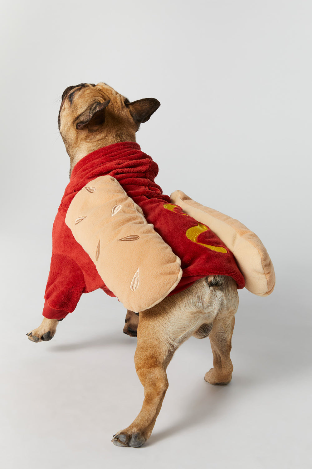 Pet Plush 3D Hot Dog Onesie Pet Plush 3D Hot Dog Onesie 1