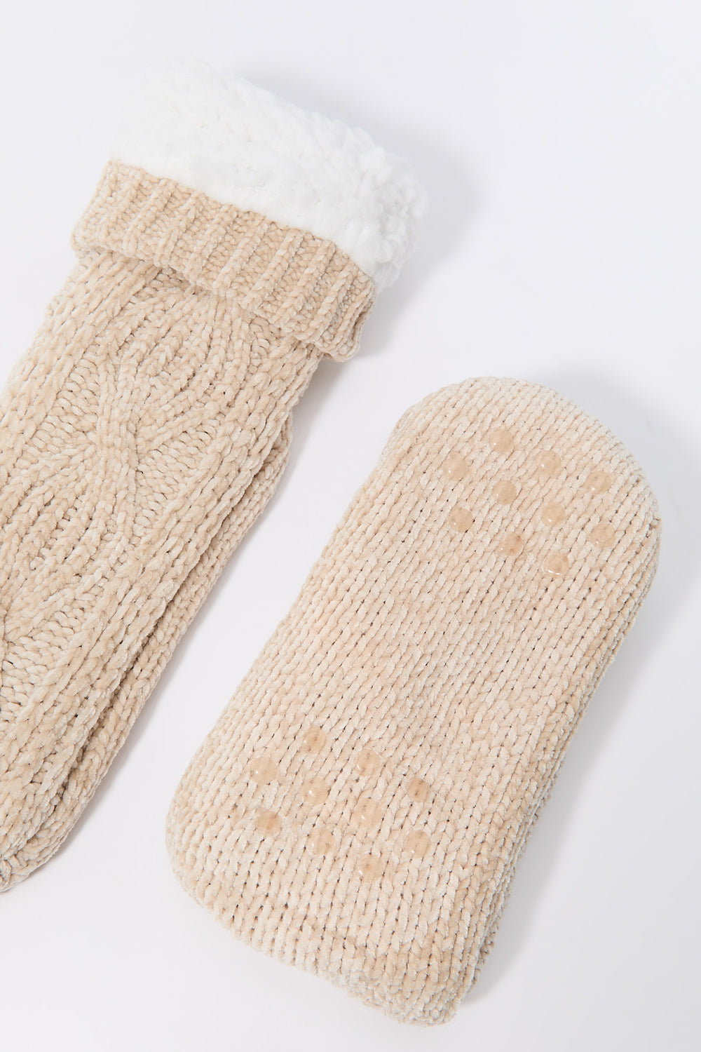 Cable Knit Sock Slippers Cable Knit Sock Slippers 3