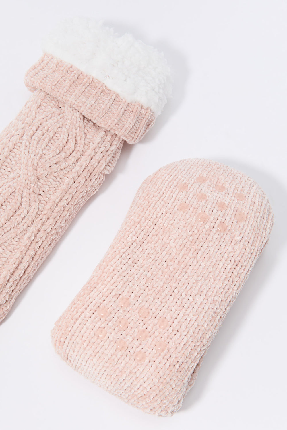 Cable Knit Sock Slippers Cable Knit Sock Slippers 4