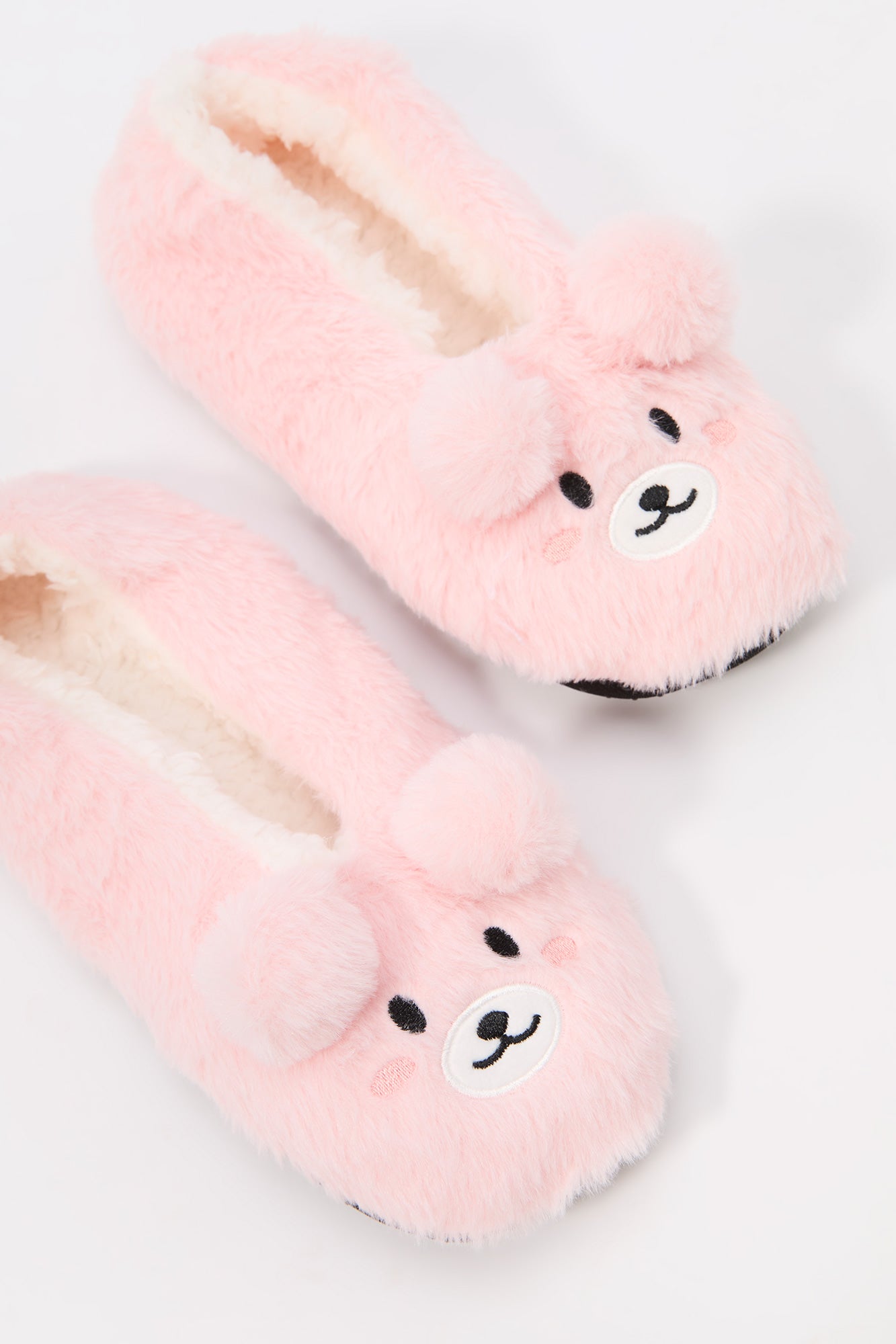 3D Bear Plush Slippers