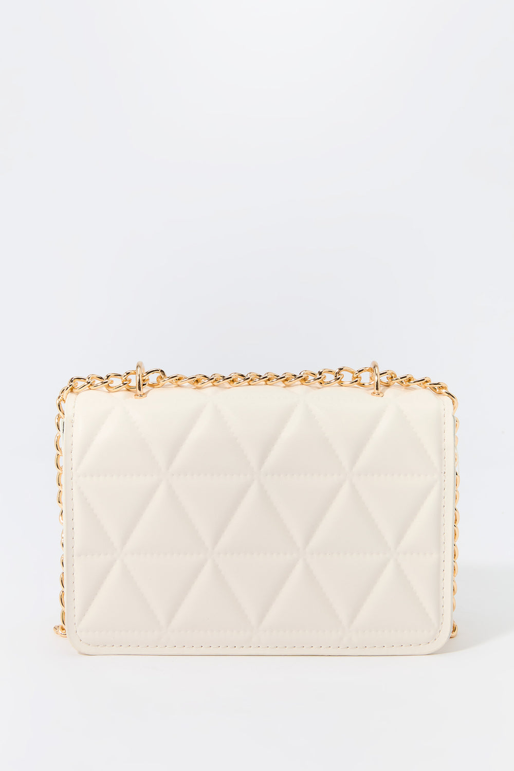 Faux Leather Quilted Crossbody Bag Faux Leather Quilted Crossbody Bag 12