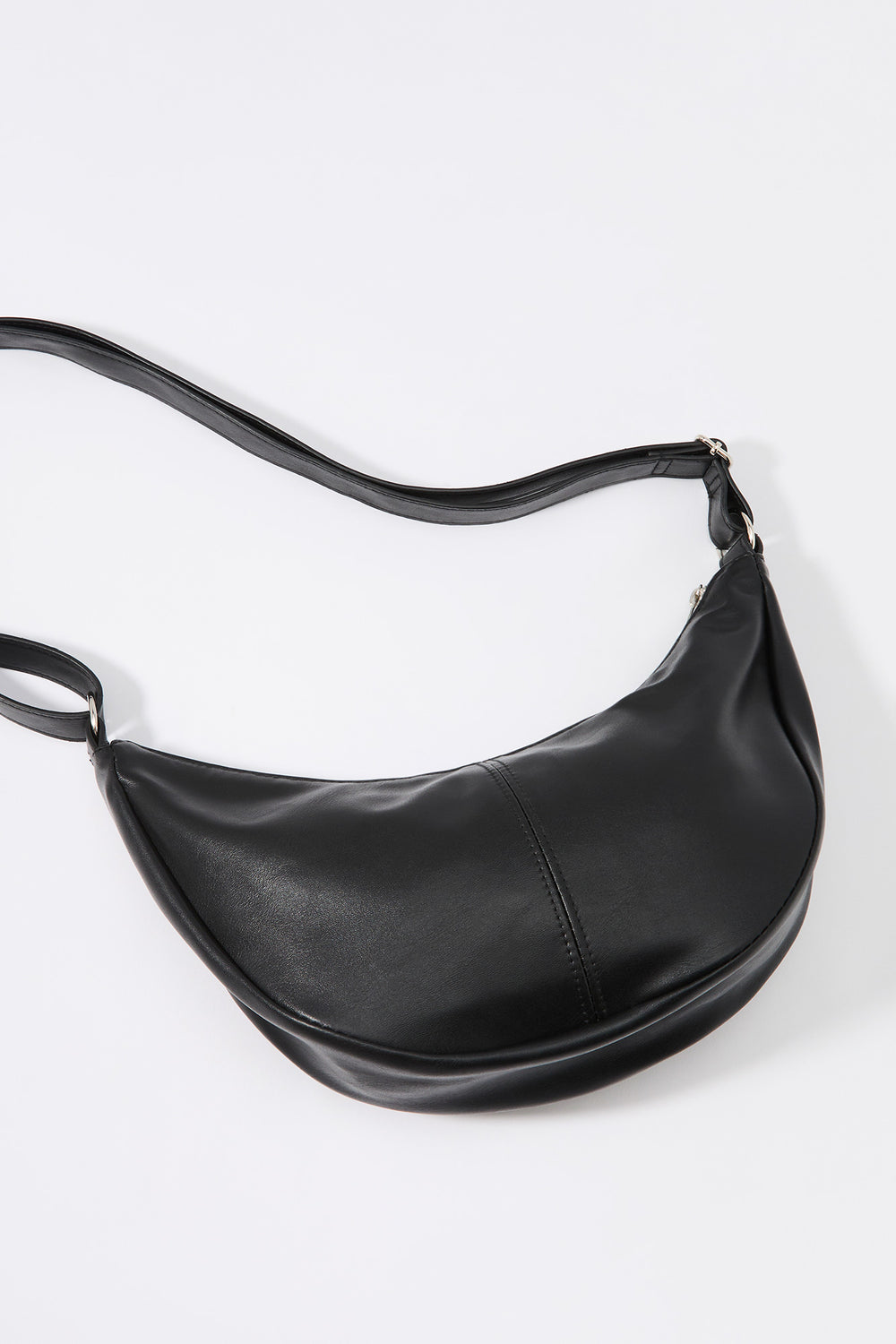 Faux Leather Half Moon Bag Faux Leather Half Moon Bag 5