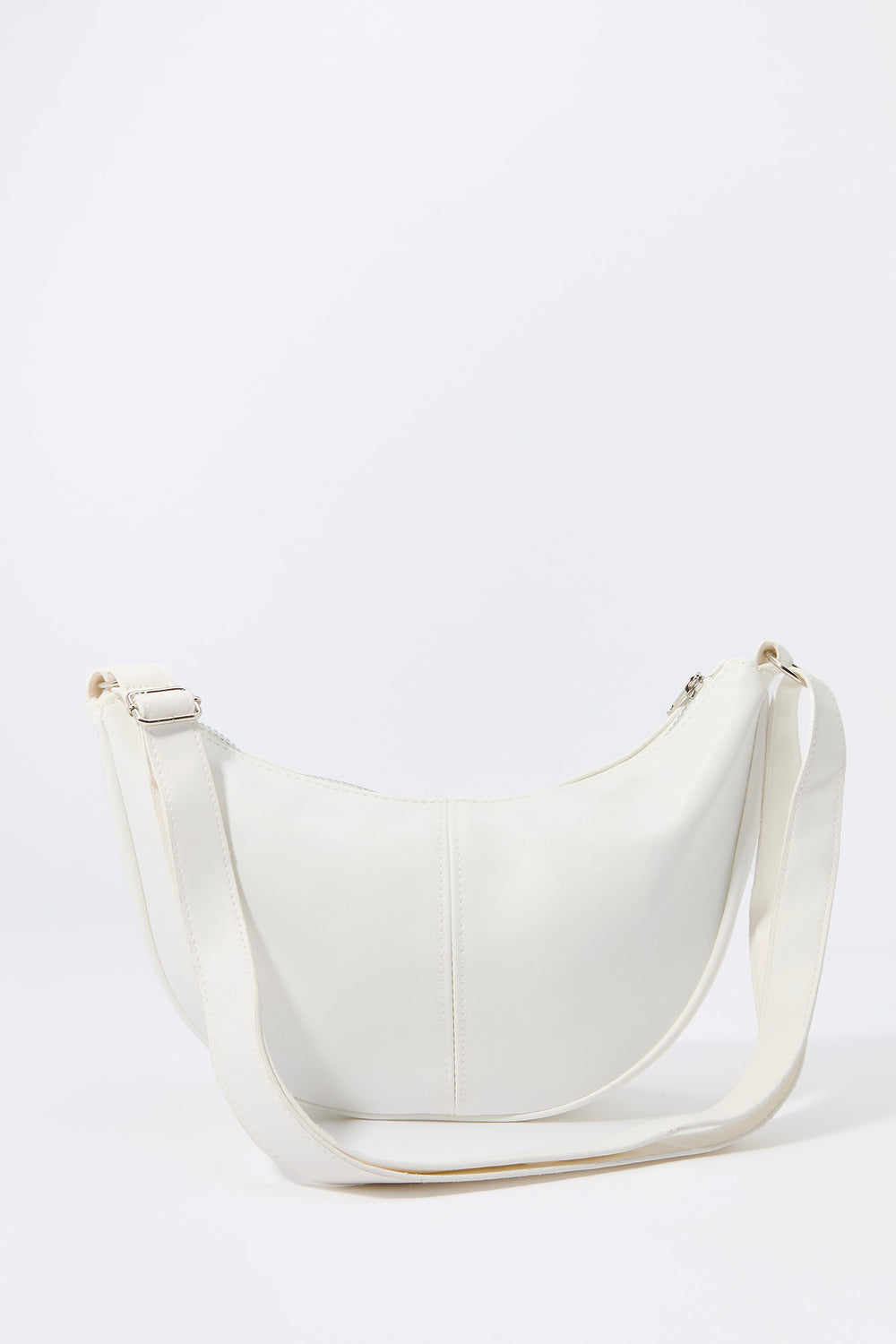 Faux Leather Half Moon Bag Faux Leather Half Moon Bag 1