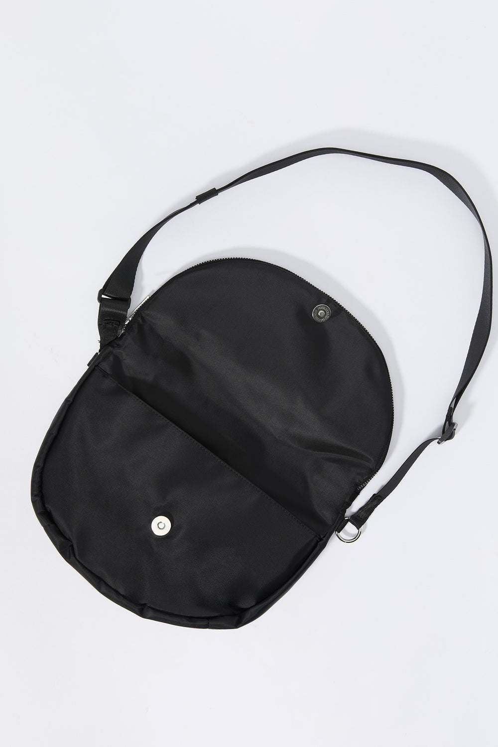 Nylon Half Moon Crossbody Bag Nylon Half Moon Crossbody Bag 4