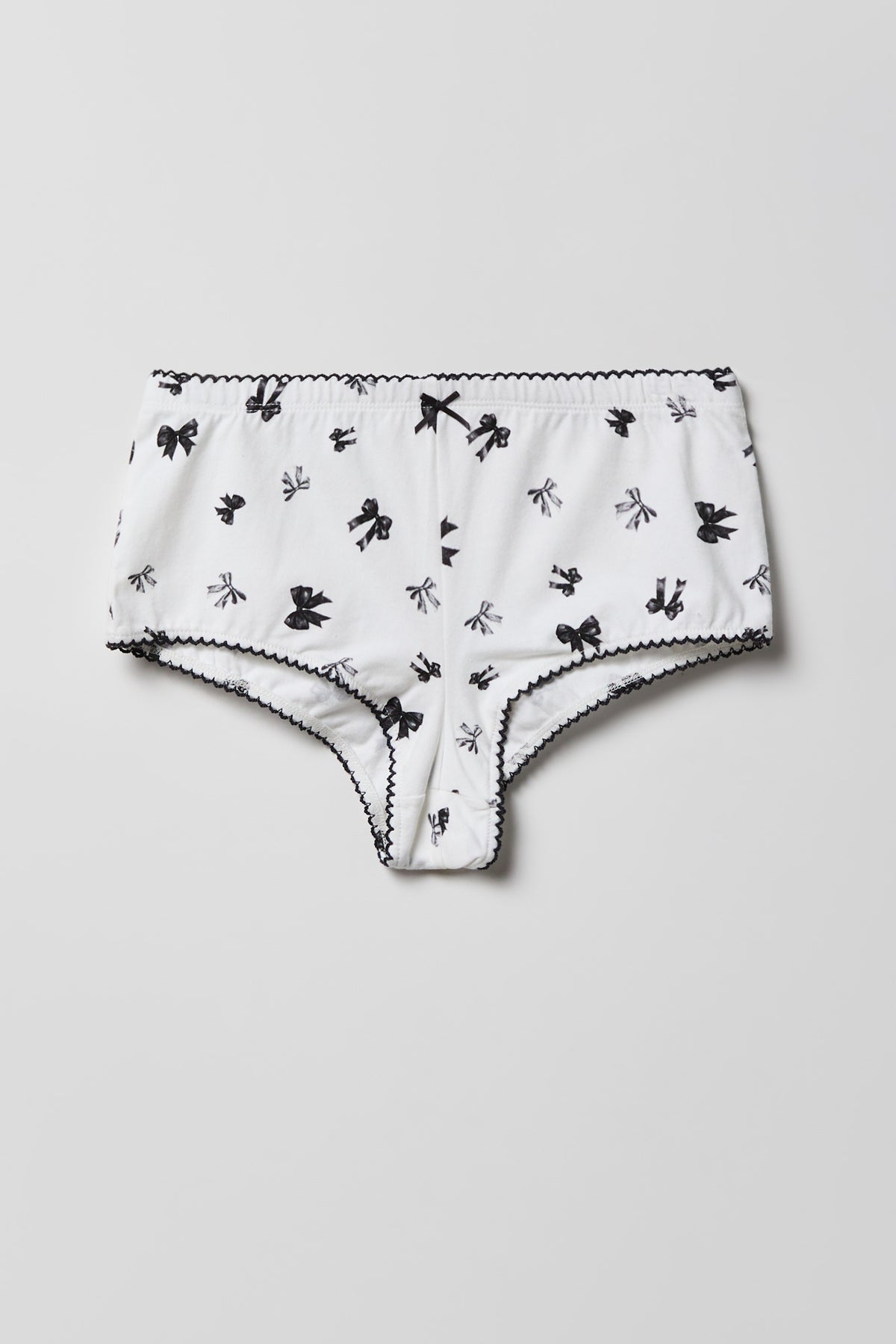 Alt View 4. Printed Tank & Boy Short Pajama Set - White