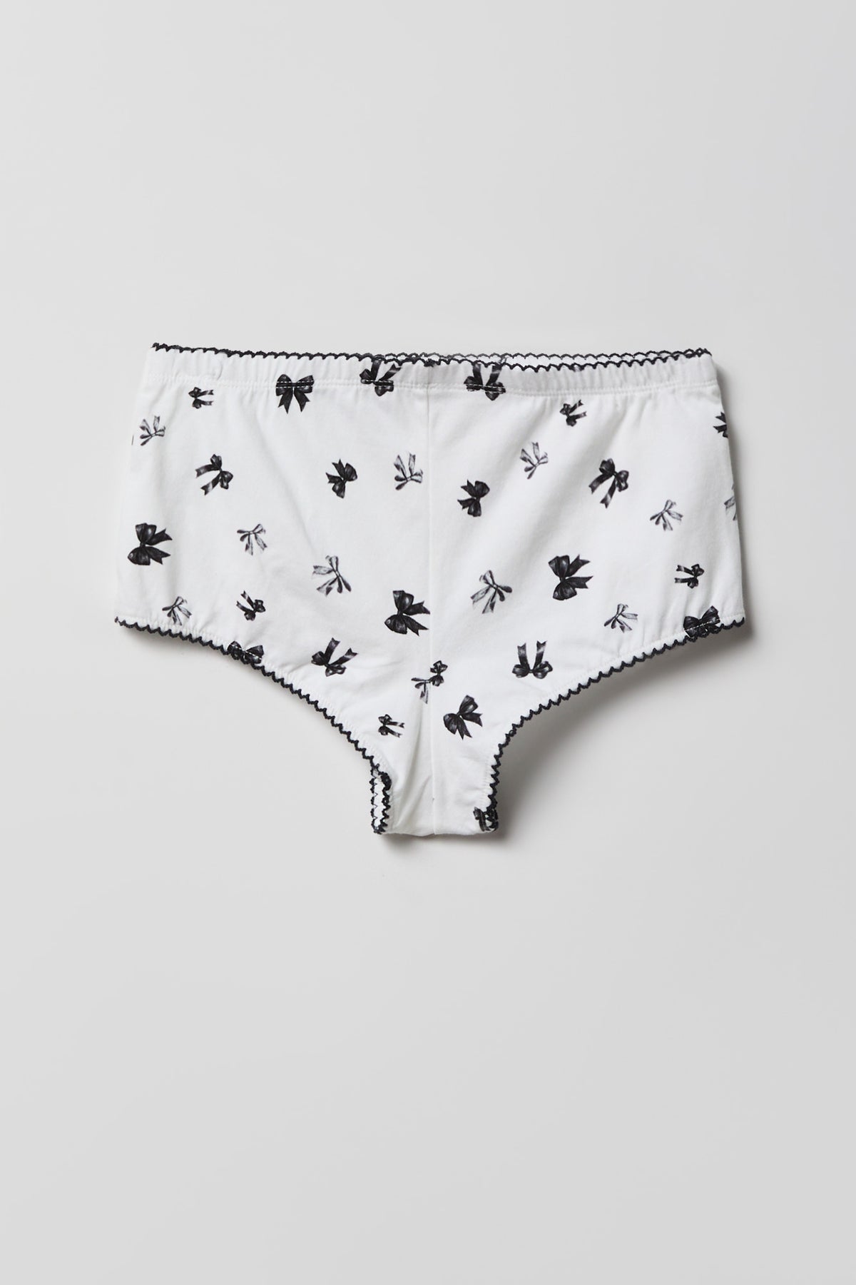 Alt View 5. Printed Tank & Boy Short Pajama Set - White