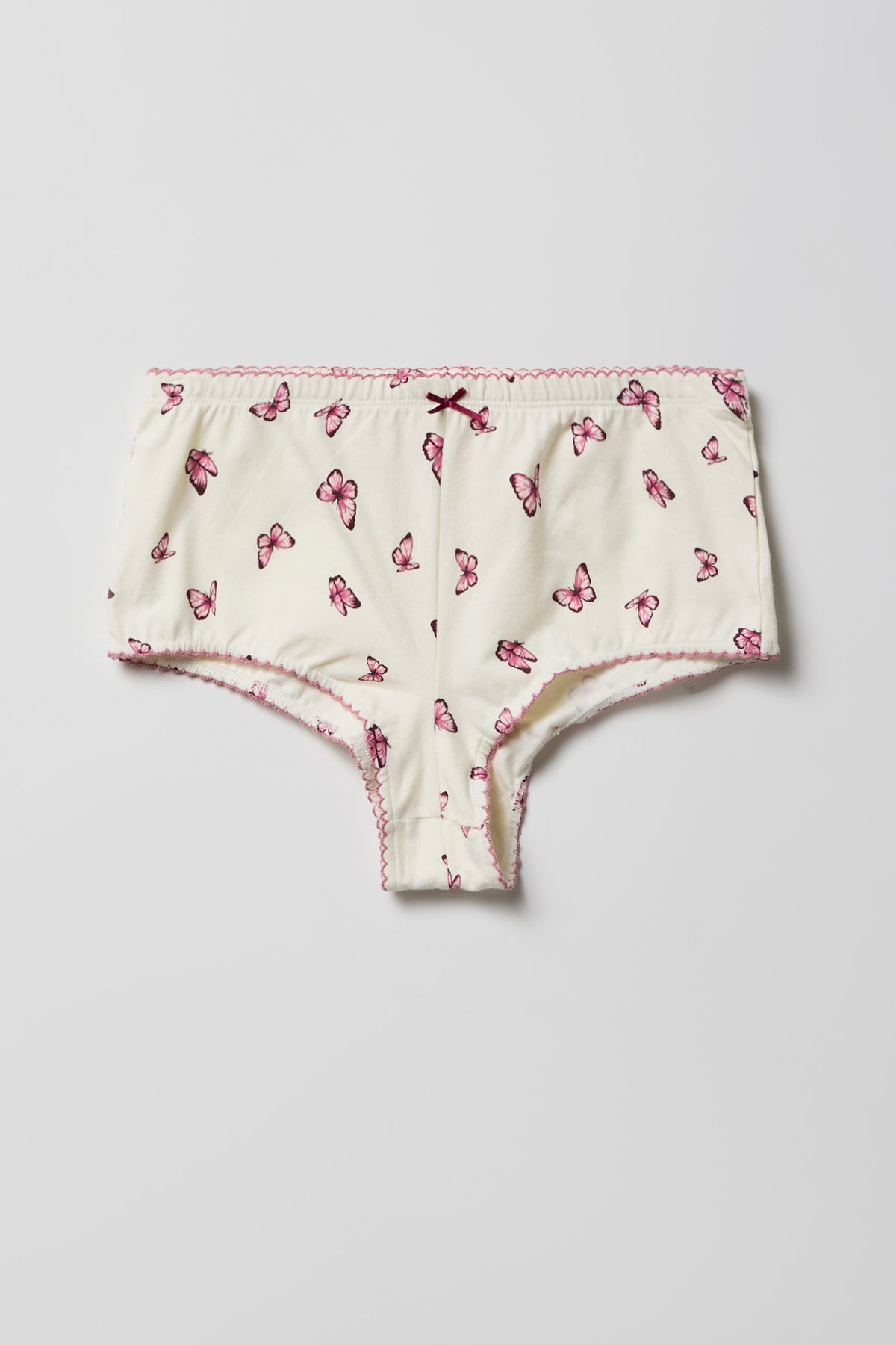 Alt View 4. Printed Tank & Boy Short Pajama Set - Ivory