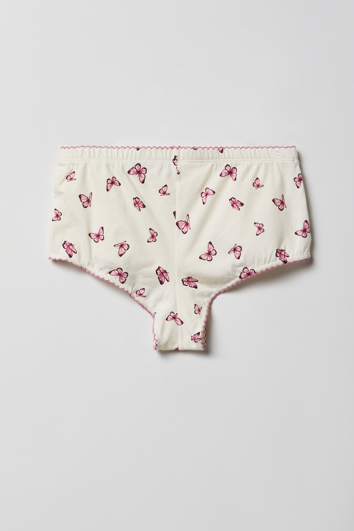 Alt View 5. Printed Tank & Boy Short Pajama Set - Ivory