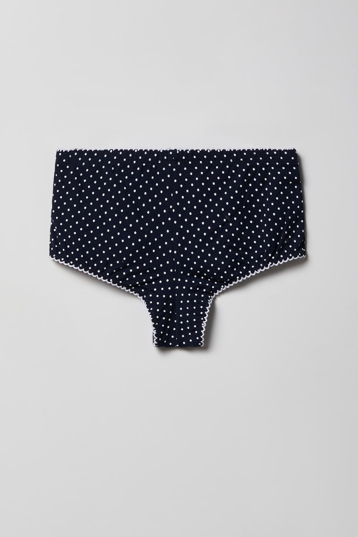 Alt View 5. Printed Tank & Boy Short Pajama Set - Navy