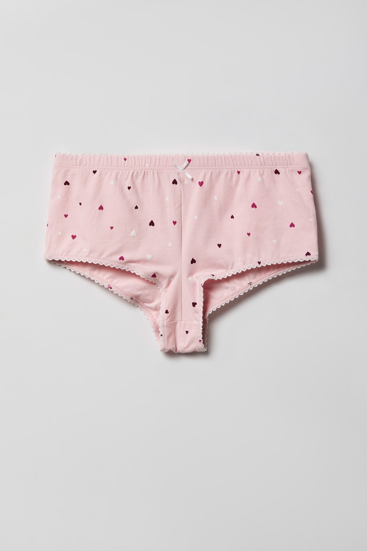 Alt View 4. Printed Tank & Boy Short Pajama Set - Light Pink