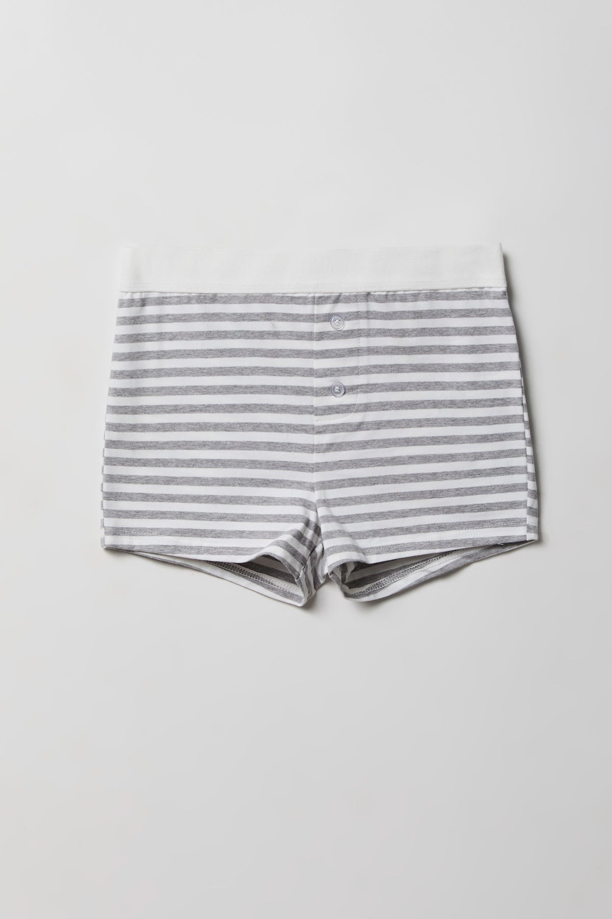 Alt View 5. Tank & Boxer Short Set - Heather Grey