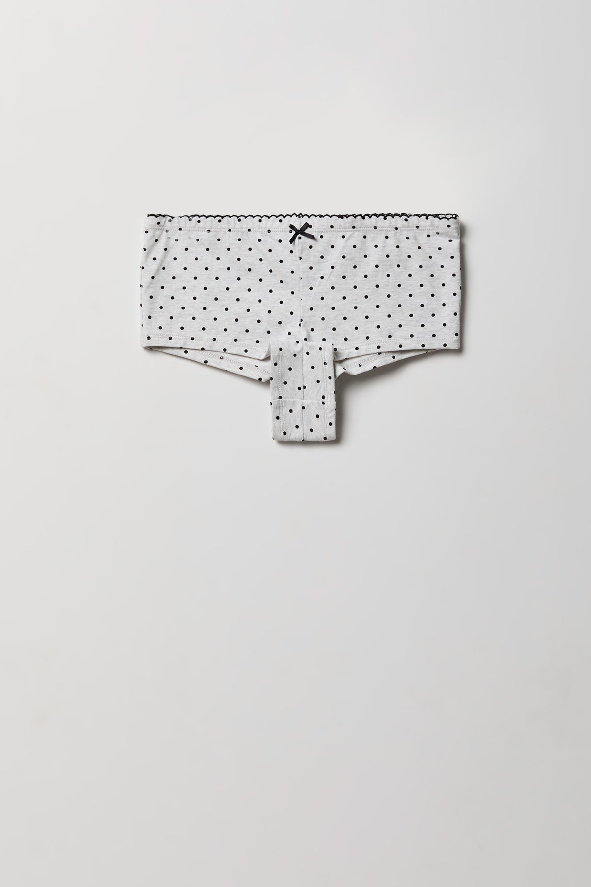 Alt View 3. Babydoll Tank & Boy Short Set - Heather Grey