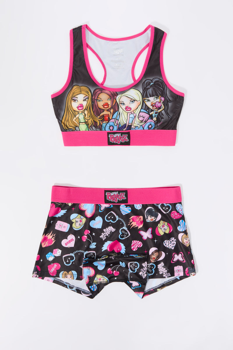 Bratz Bra and Boy Short 2 Piece Set